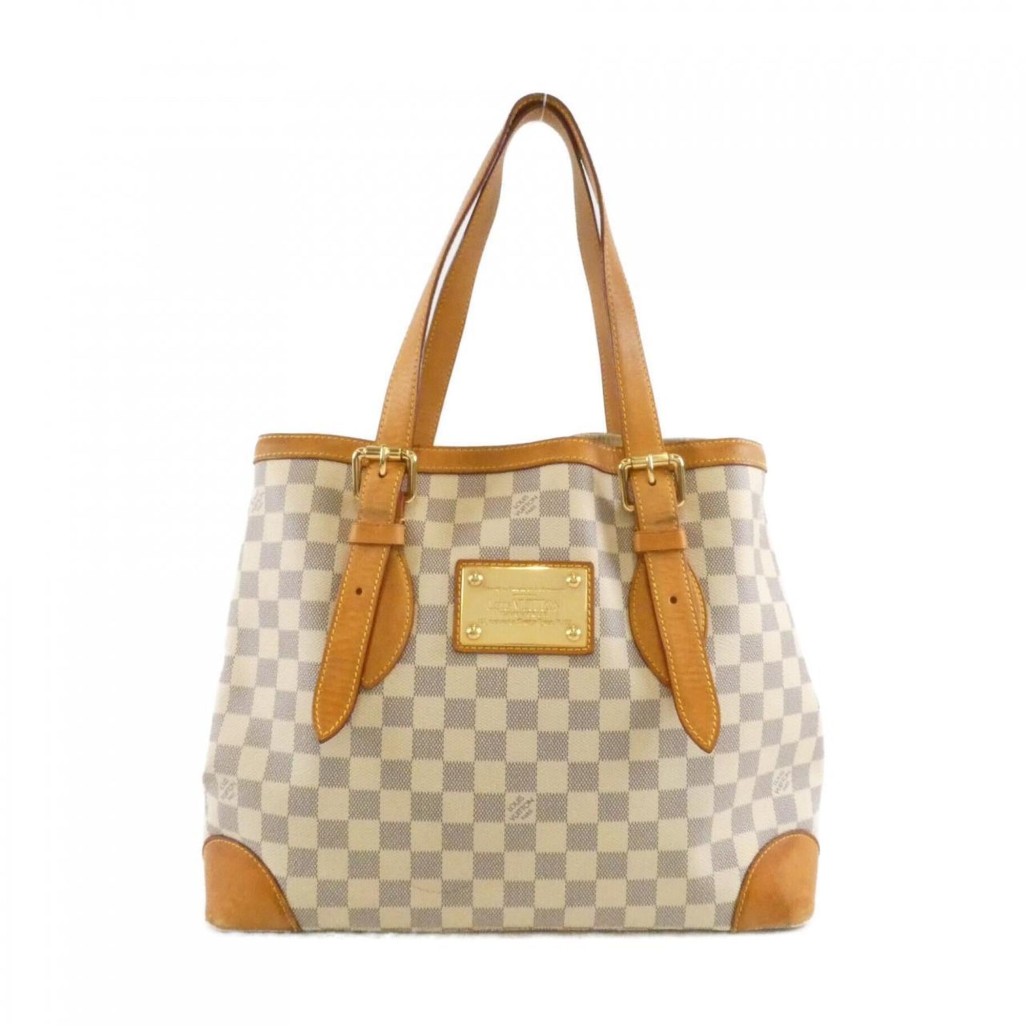 Louis Vuitton Damier Azur Azur Coated Canvas Handbag