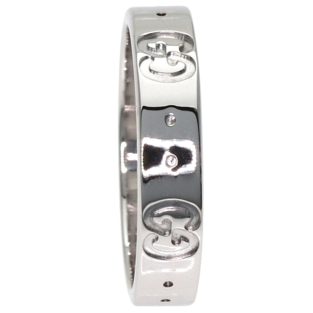 Gucci Icon White Gold (18K) Band Ring (Pre-Owned)
