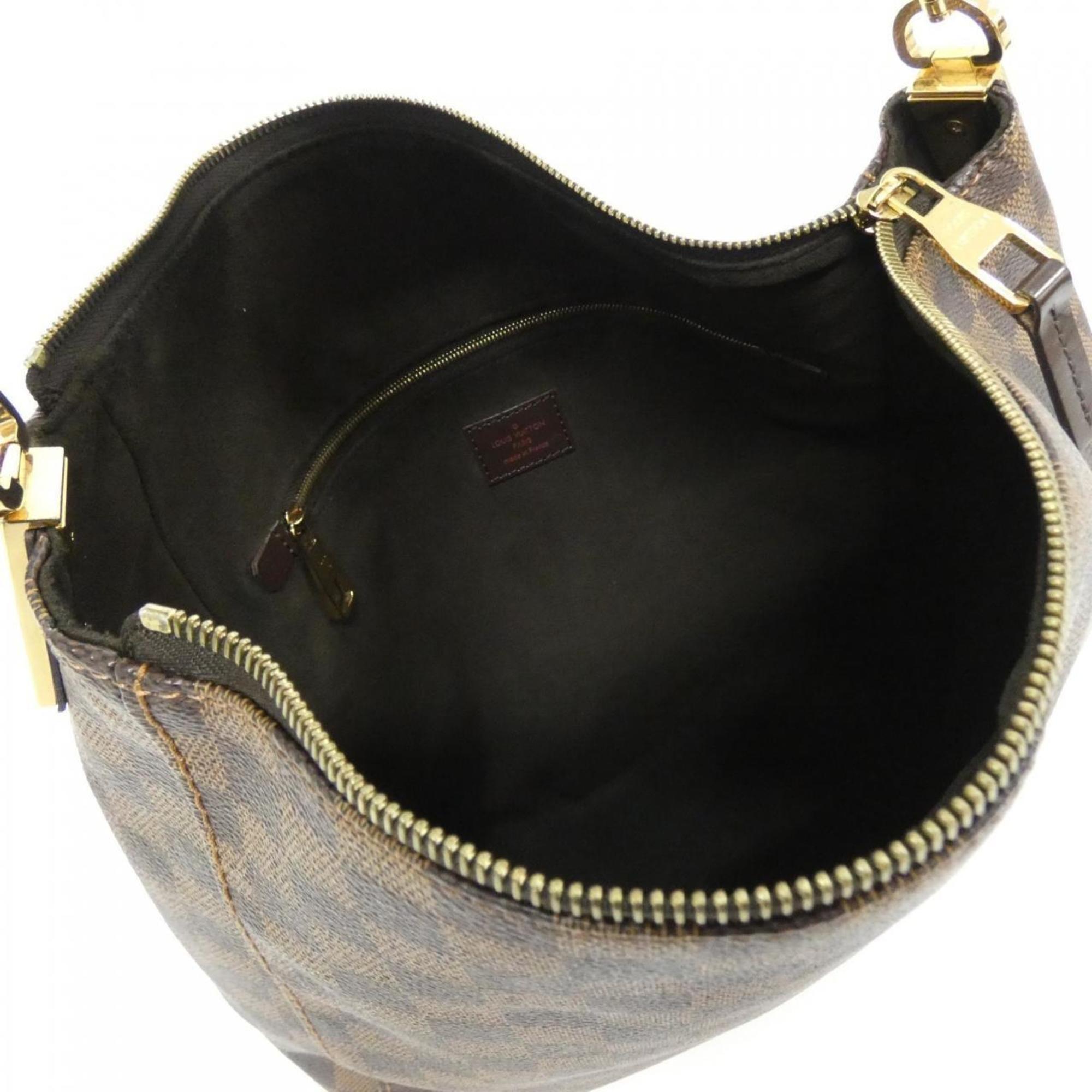 Louis Vuitton Brown Coated Canvas Shoulder Bag