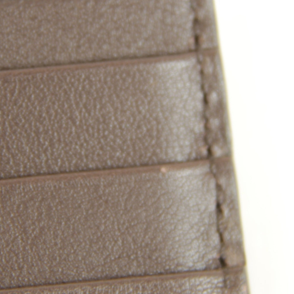Gucci Brown Leather Long Bill Wallet (Bi-Fold) (Pre-Owned)