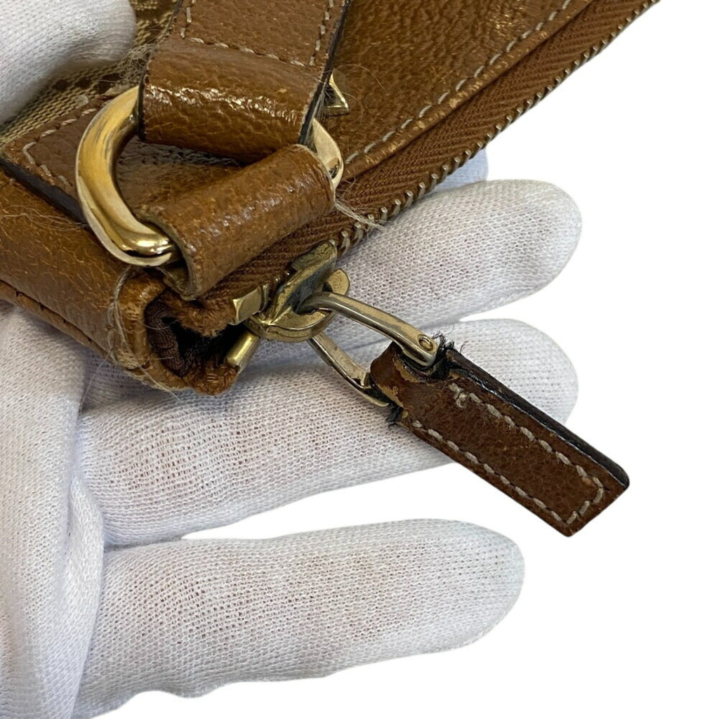 Gucci Brown Gg Canvas Shoulder Bag (Pre-Owned)