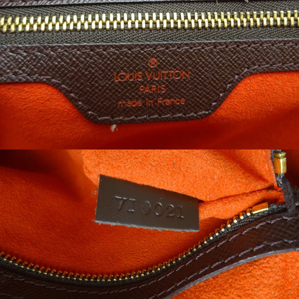 Louis Vuitton Brown Ebene Damier Canvas Handbag