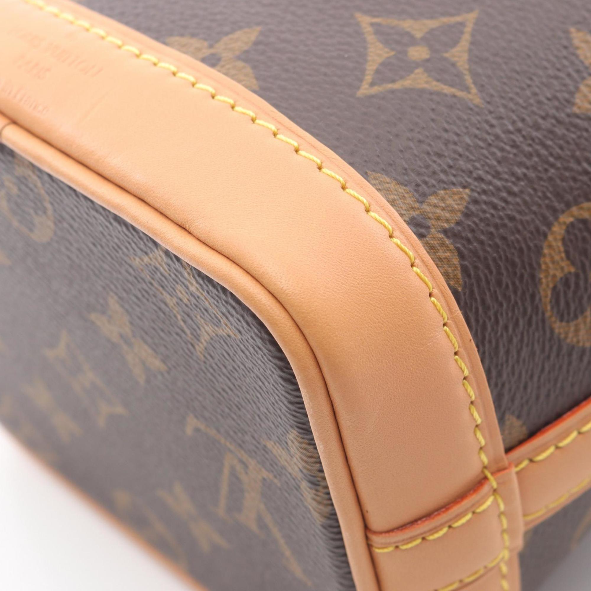 Louis Vuitton Brown Coated Canvas Leather Handbag