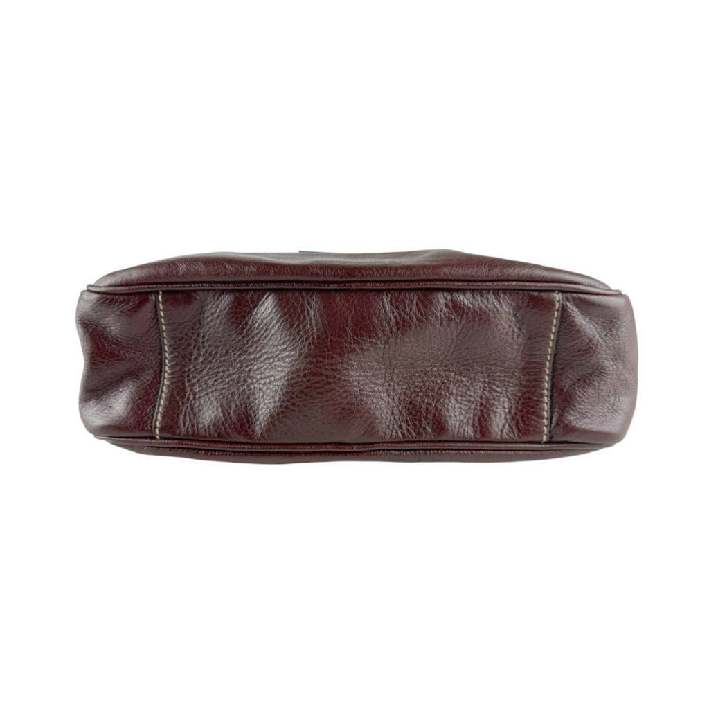Gucci Brown Leather Shoulder Bag (Pre-Owned)