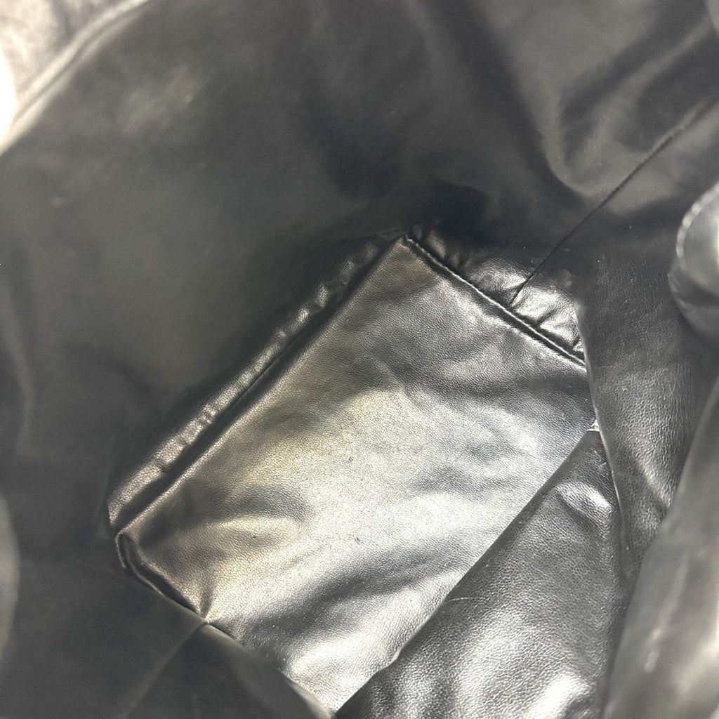 Chanel Black Leather Shoulder Bag