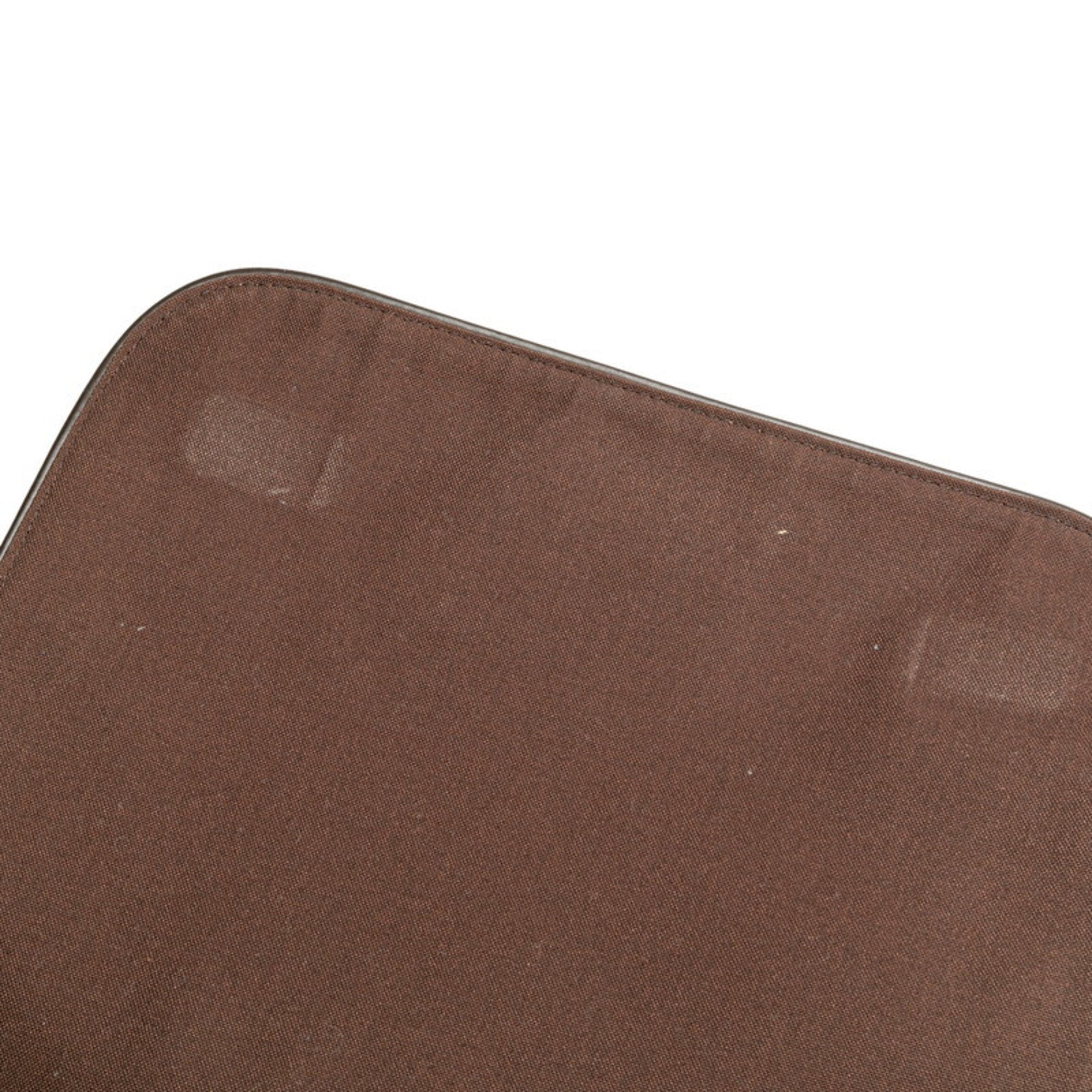 Louis Vuitton Brown Pvc Leather Shoulder Bag