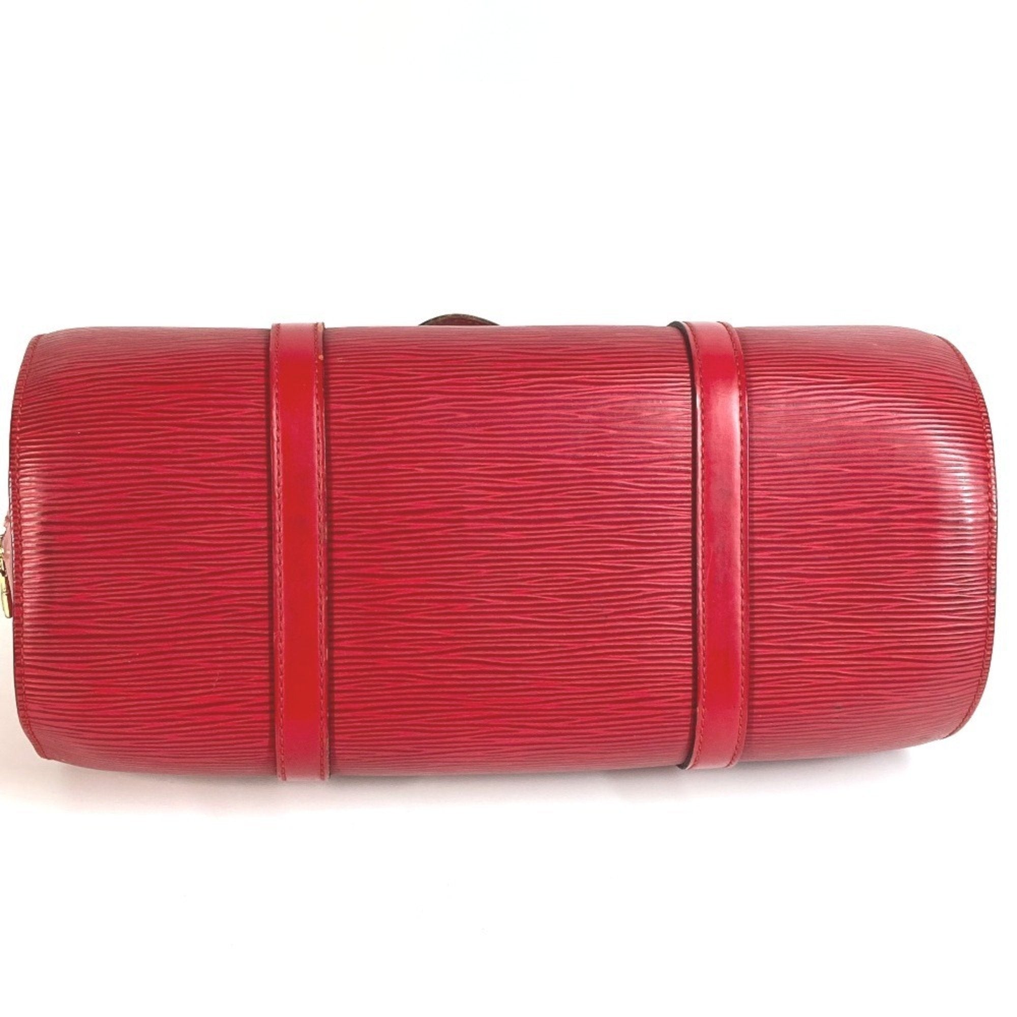 Louis Vuitton Castilian Red Red Color Epi Leather Handbag Shoulder Bag