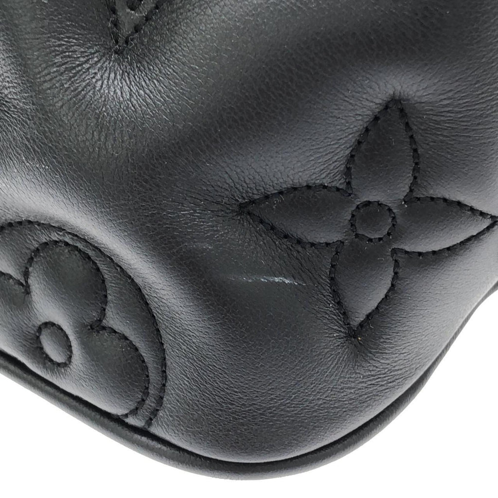 Louis Vuitton Black Leather Handbag