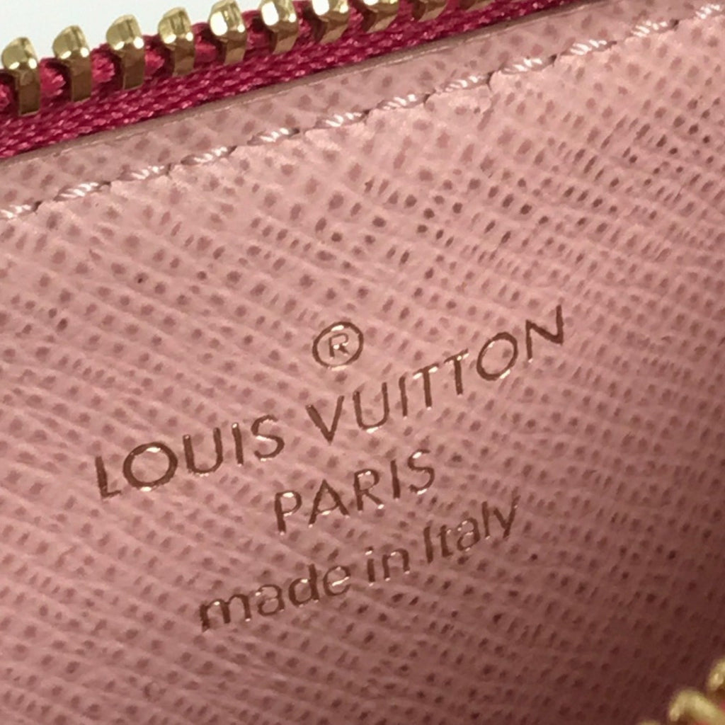 Louis Vuitton Brown Monogram Pink Monogram Coin Purse/Coin Case
