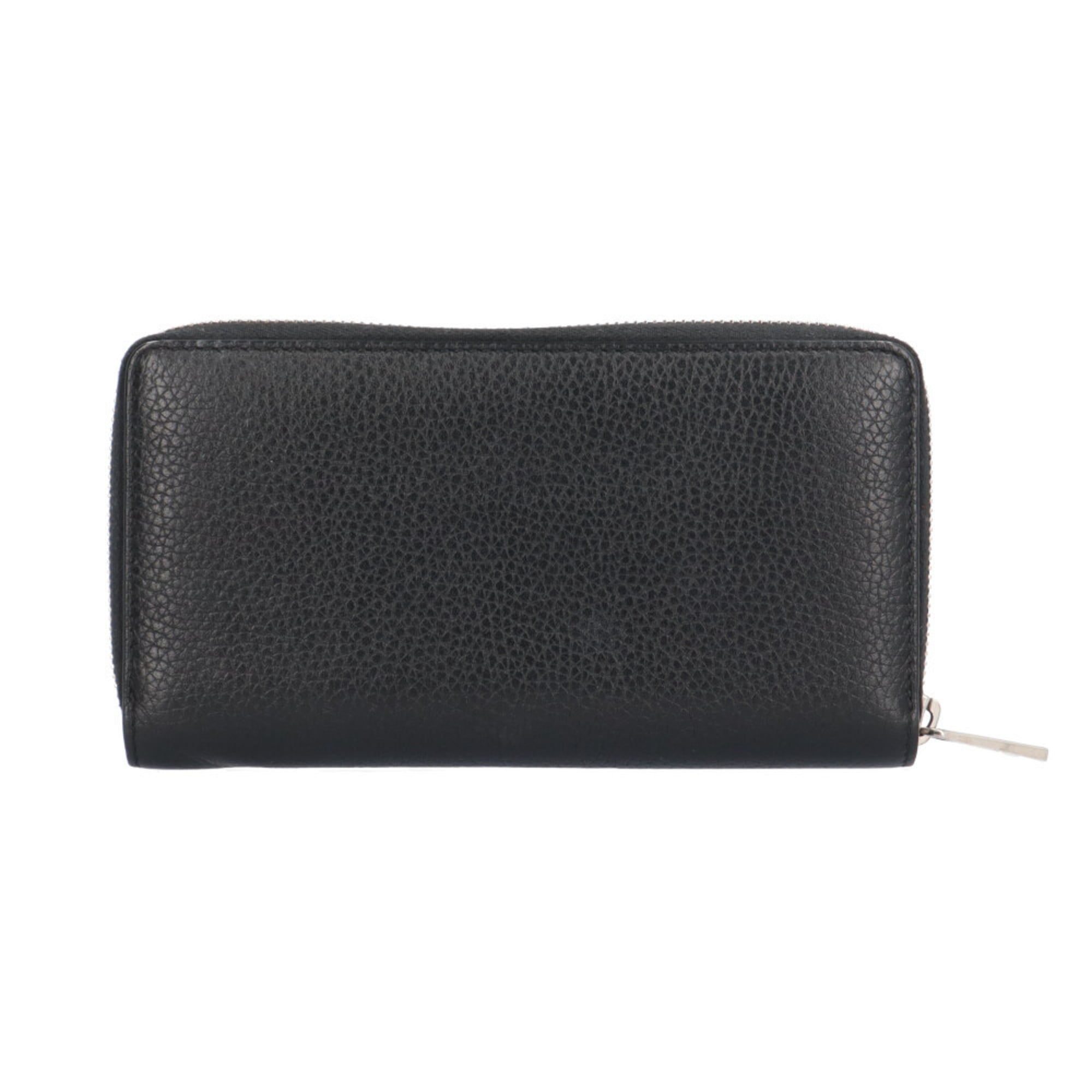 Gucci Black Leather Coin Purse/Coin Case (Pre-Owned)