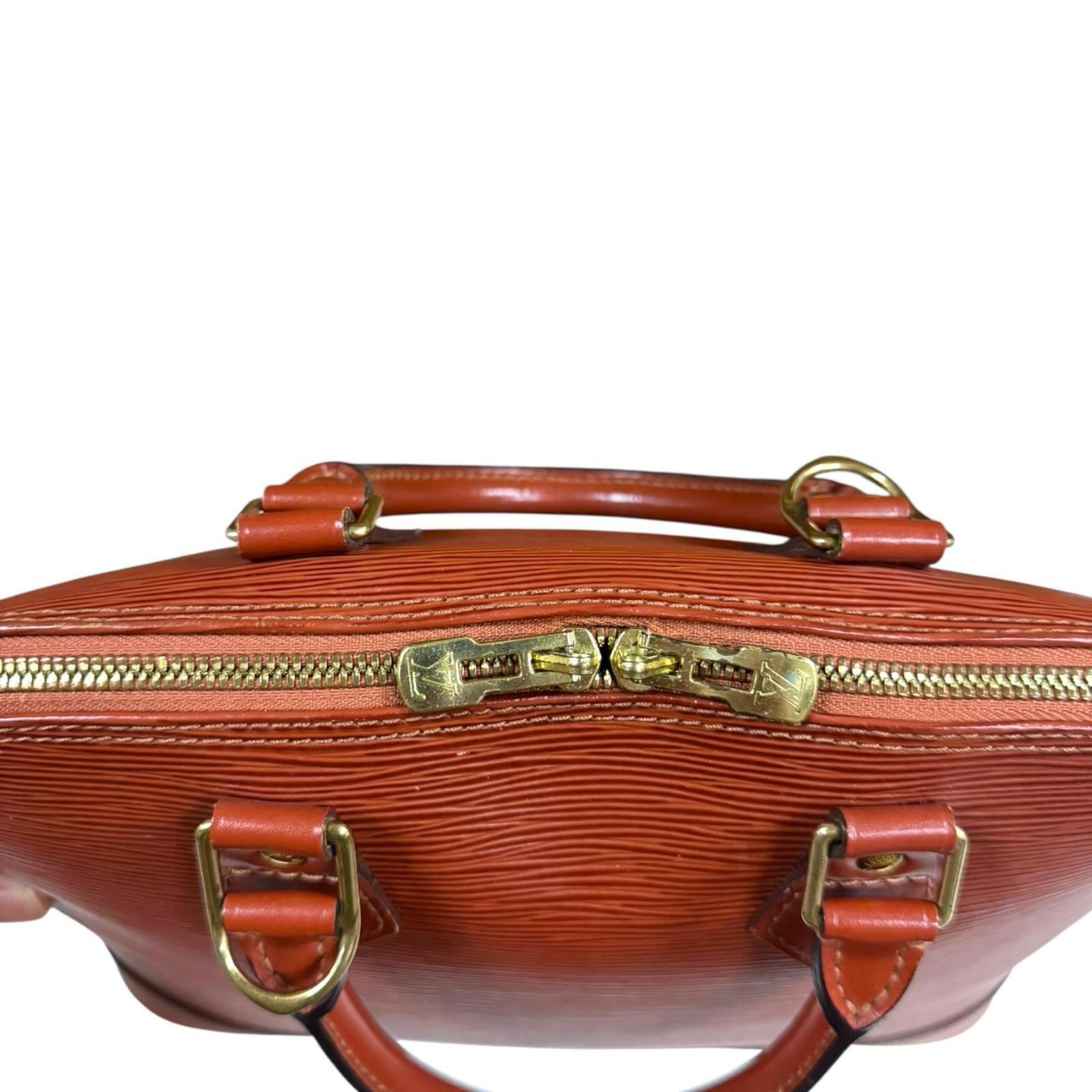 Louis Vuitton Brown Kenyan Brown Epi Leather Handbag