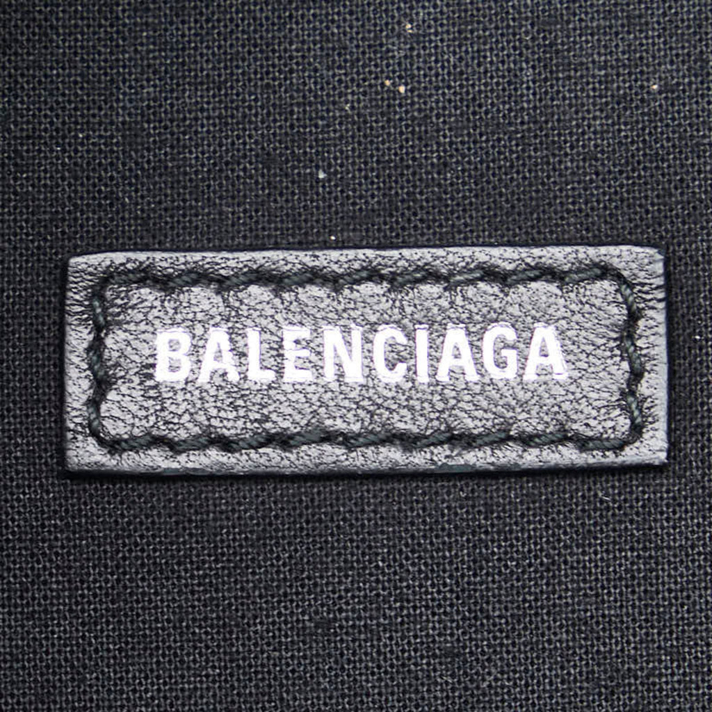 Balenciaga Black Leather Backpack