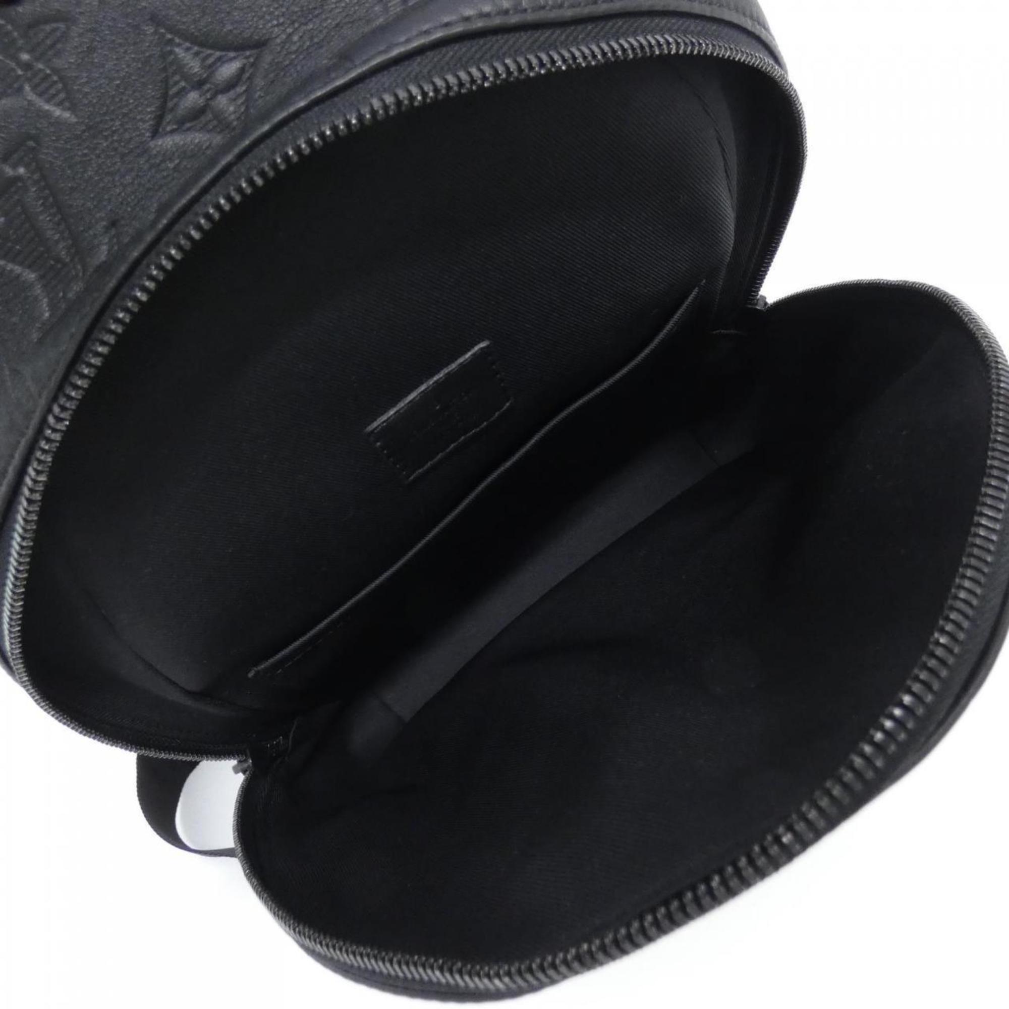Louis Vuitton Black Leather Shoulder Bag
