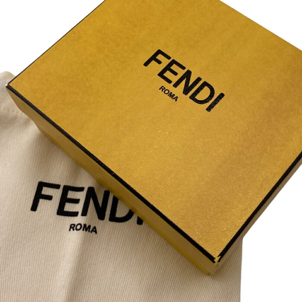 Fendi Yellow Leather Wallet (Tri-Fold)