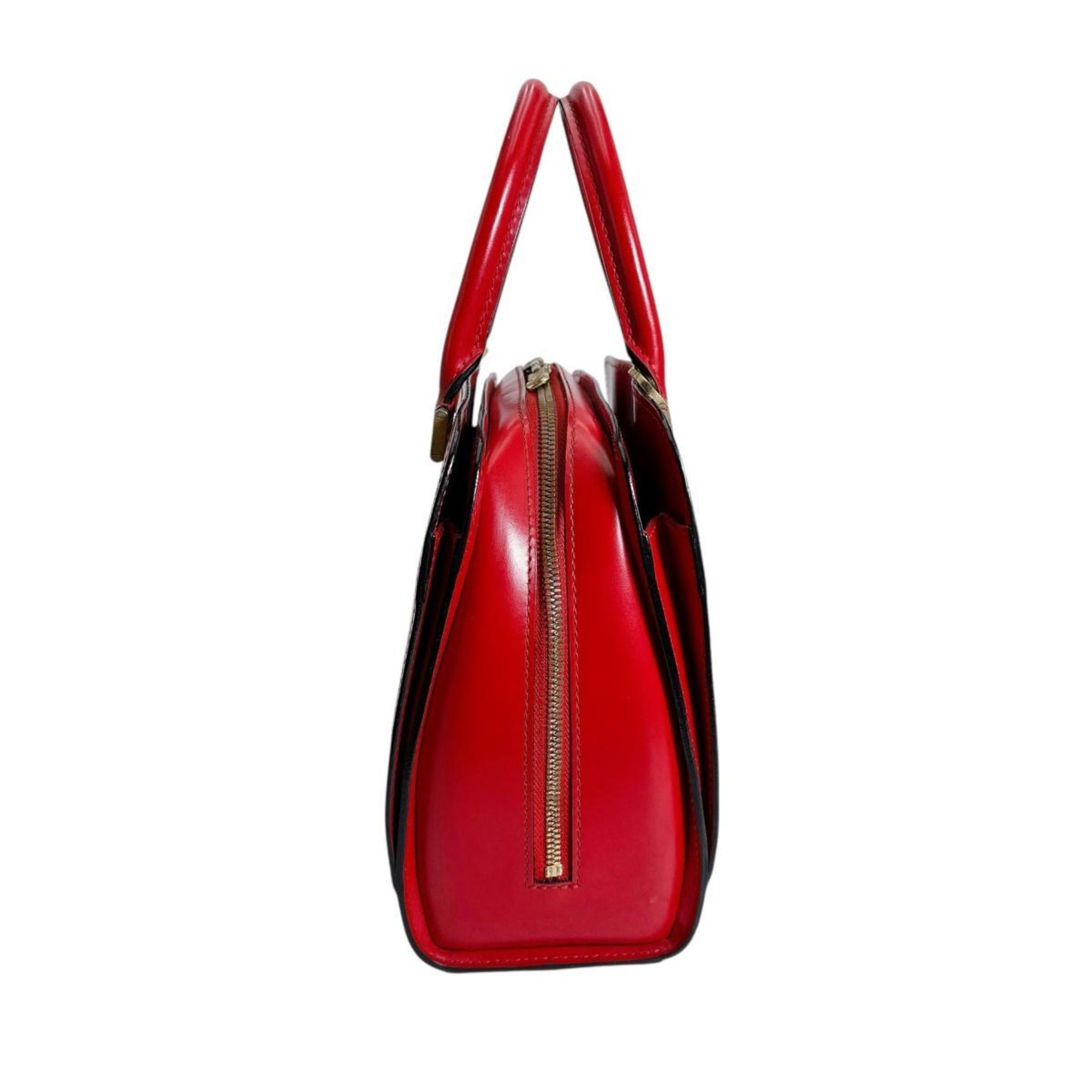 Louis Vuitton Red Color Epi Leather Handbag