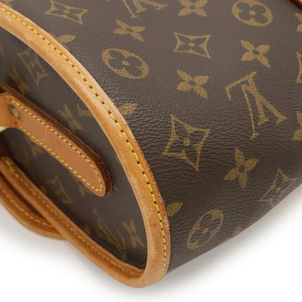 Louis Vuitton Brown Canvas Shoulder Bag