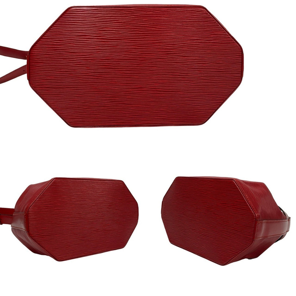 Louis Vuitton Red Color Epi Leather Shoulder Bag
