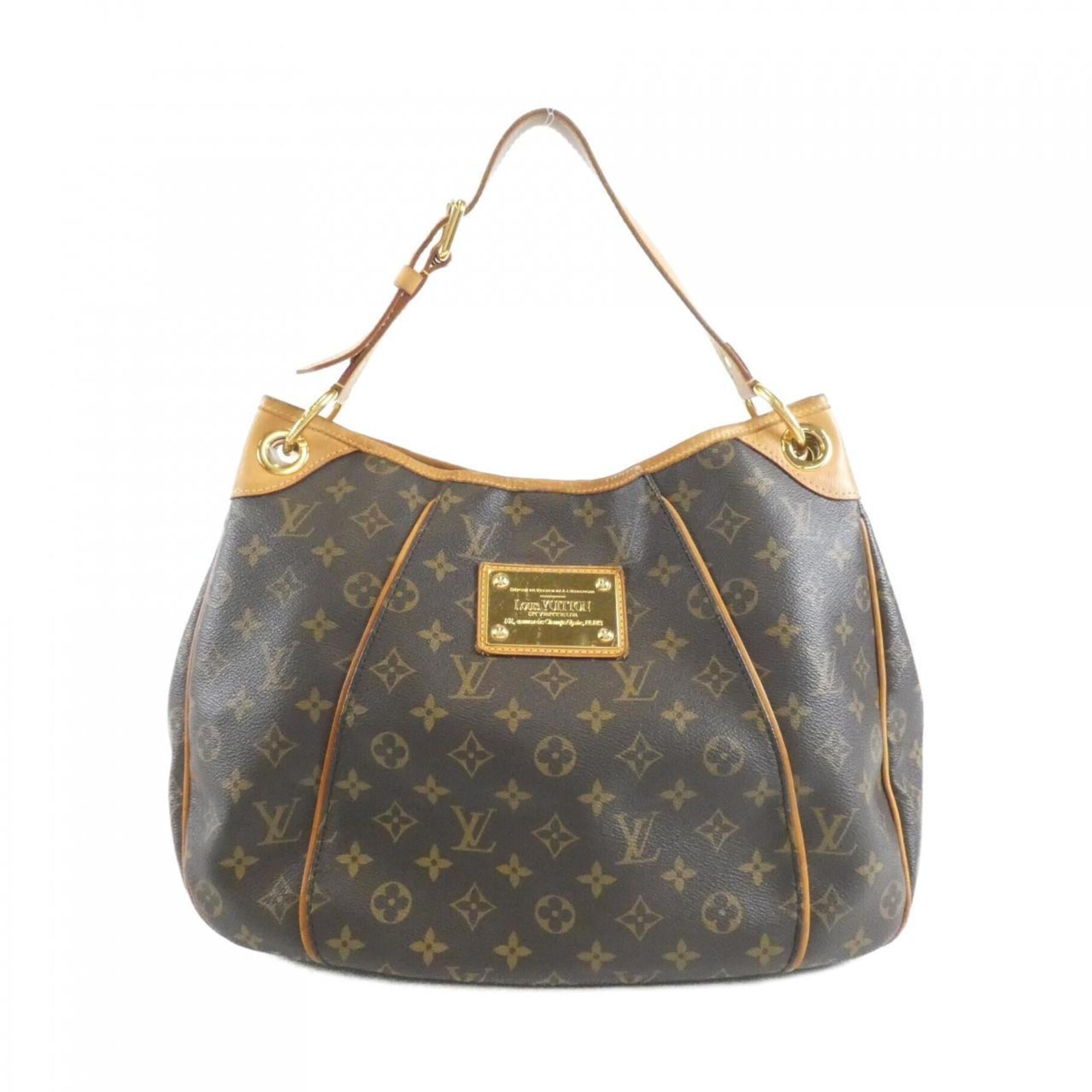 Louis Vuitton Brown Coated Canvas Shoulder Bag