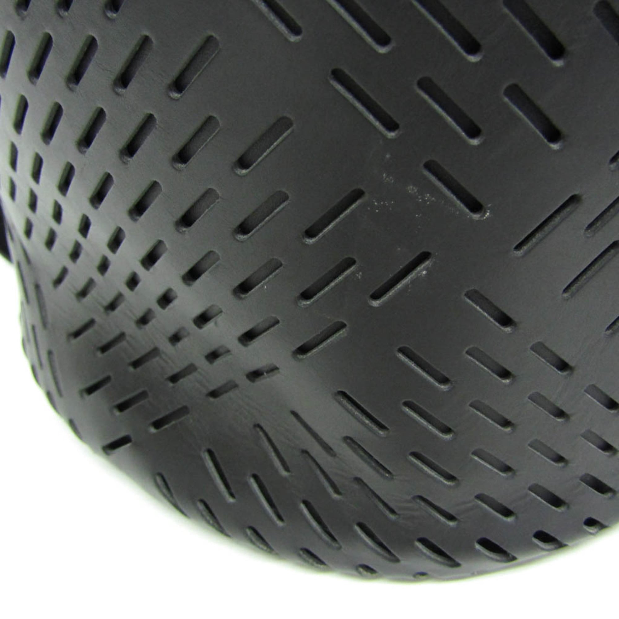 Bottega Veneta Paper Bucket Bag Perforated Leather Black Leather Shoulder Bag Bag
