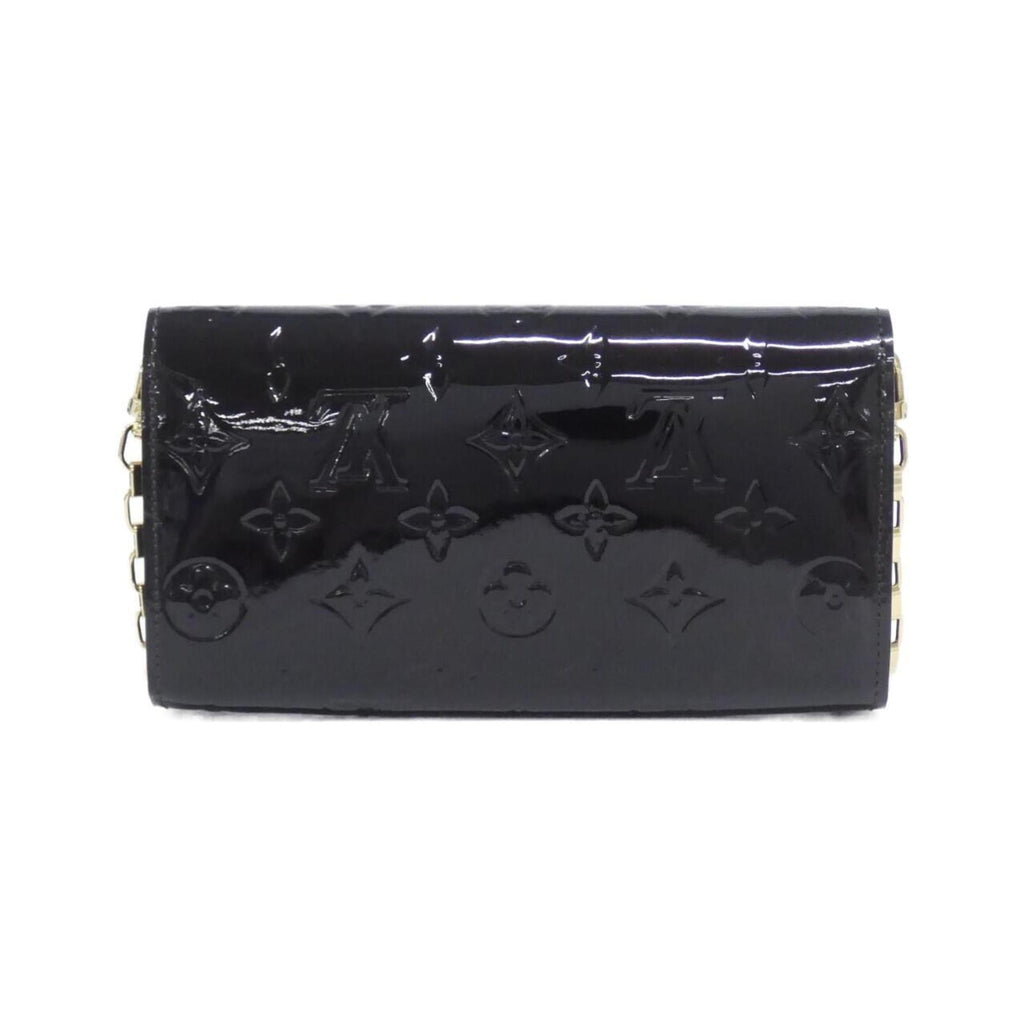 Louis Vuitton Vernis Amarante Leather Chain/Shoulder Wallet