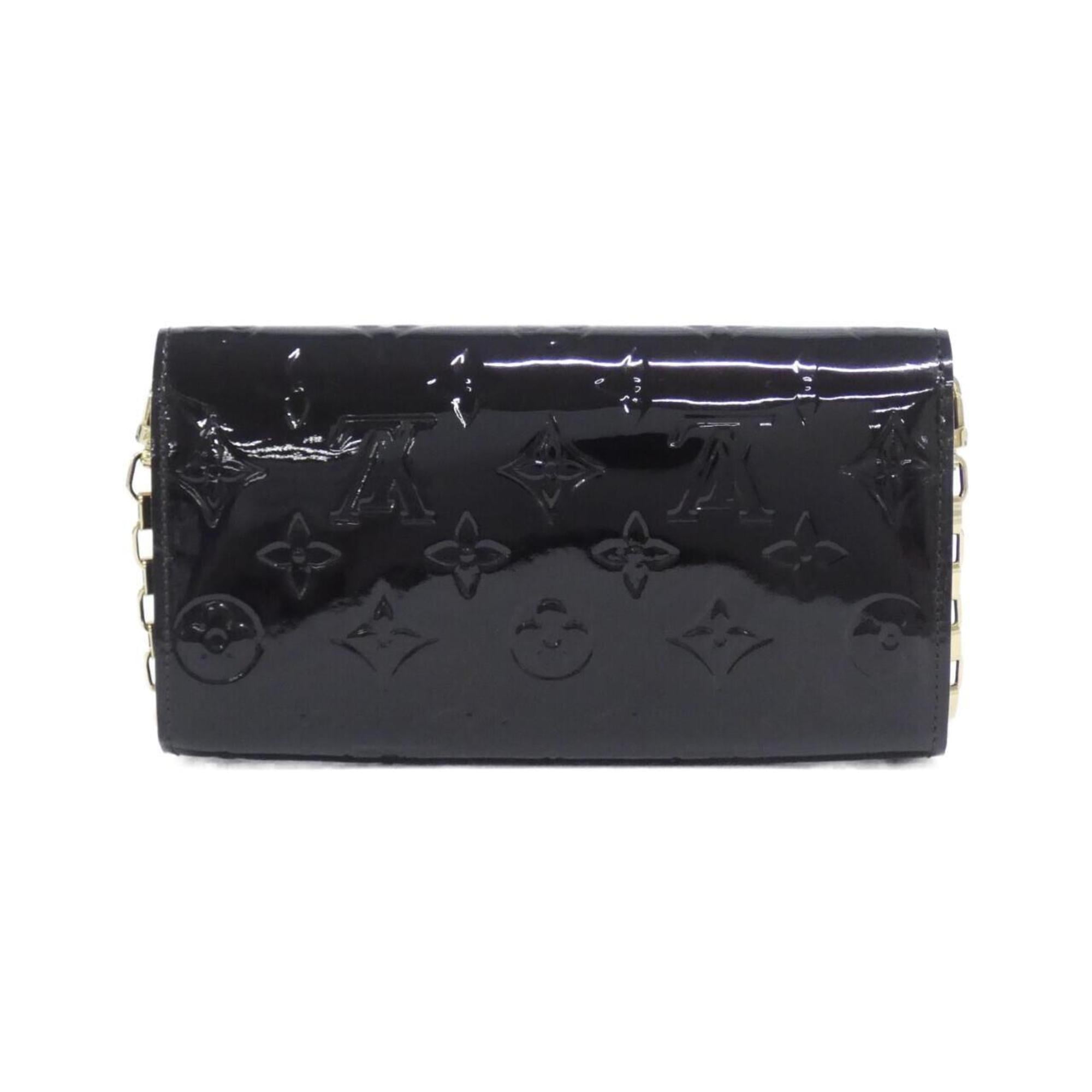 Louis Vuitton Vernis Amarante Leather Chain/Shoulder Wallet