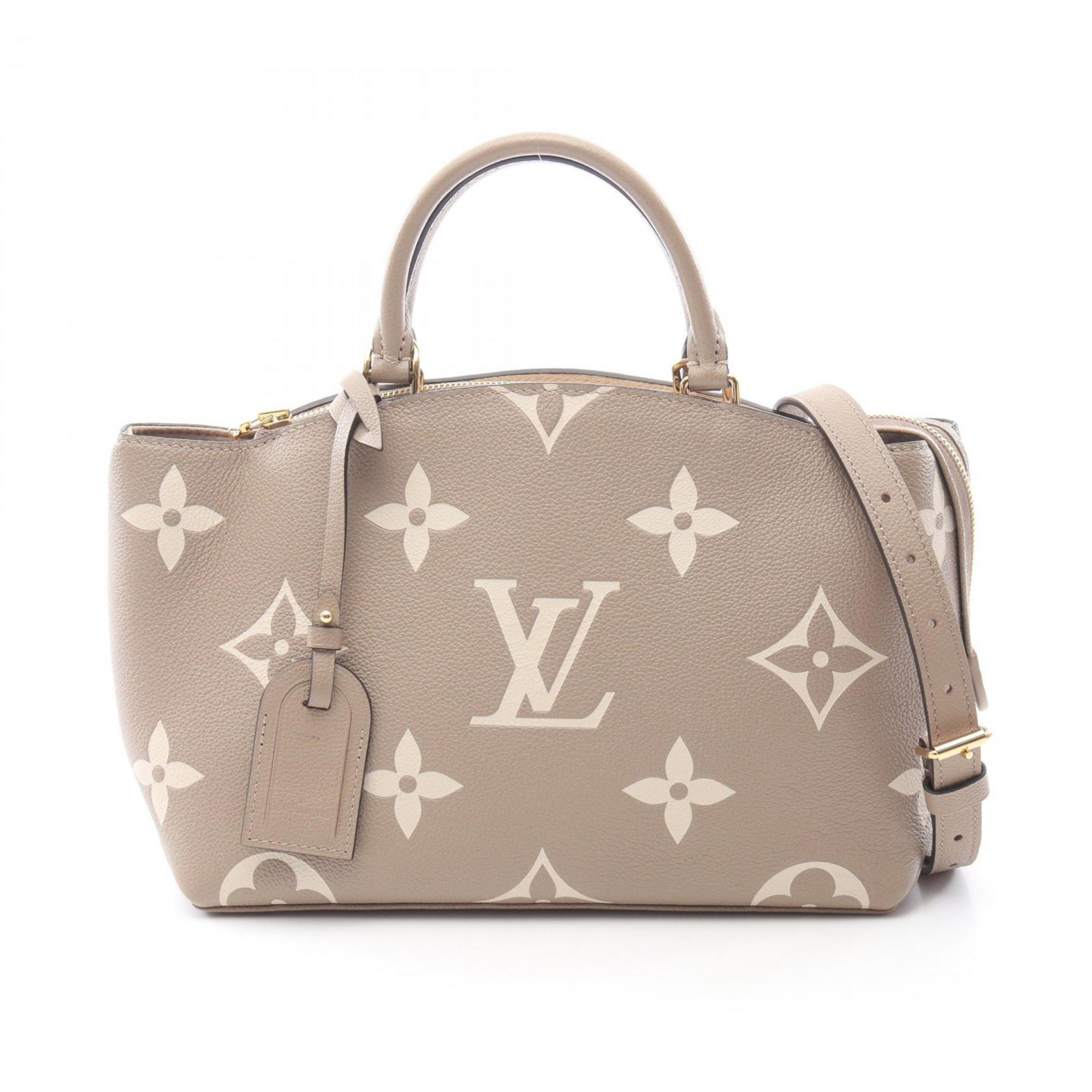 Louis Vuitton Beige Leather Handbag