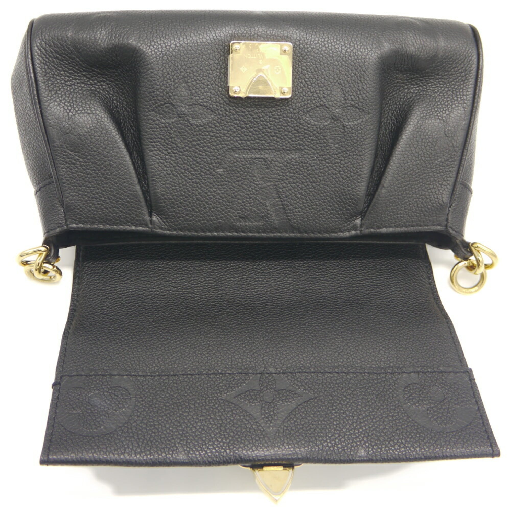 Louis Vuitton Black Monogram Empreinte Shoulder Bag