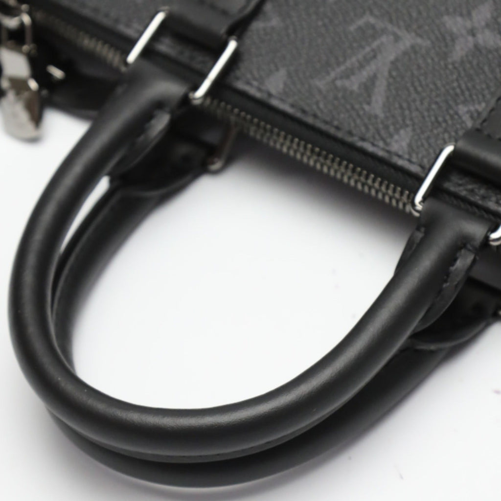 Louis Vuitton Black Monogram Eclipse Canvas Shoulder Bag Tote Bag