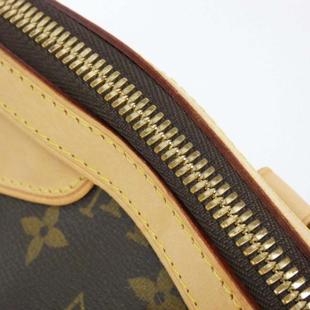 Louis Vuitton Brown Coated Canvas Handbag