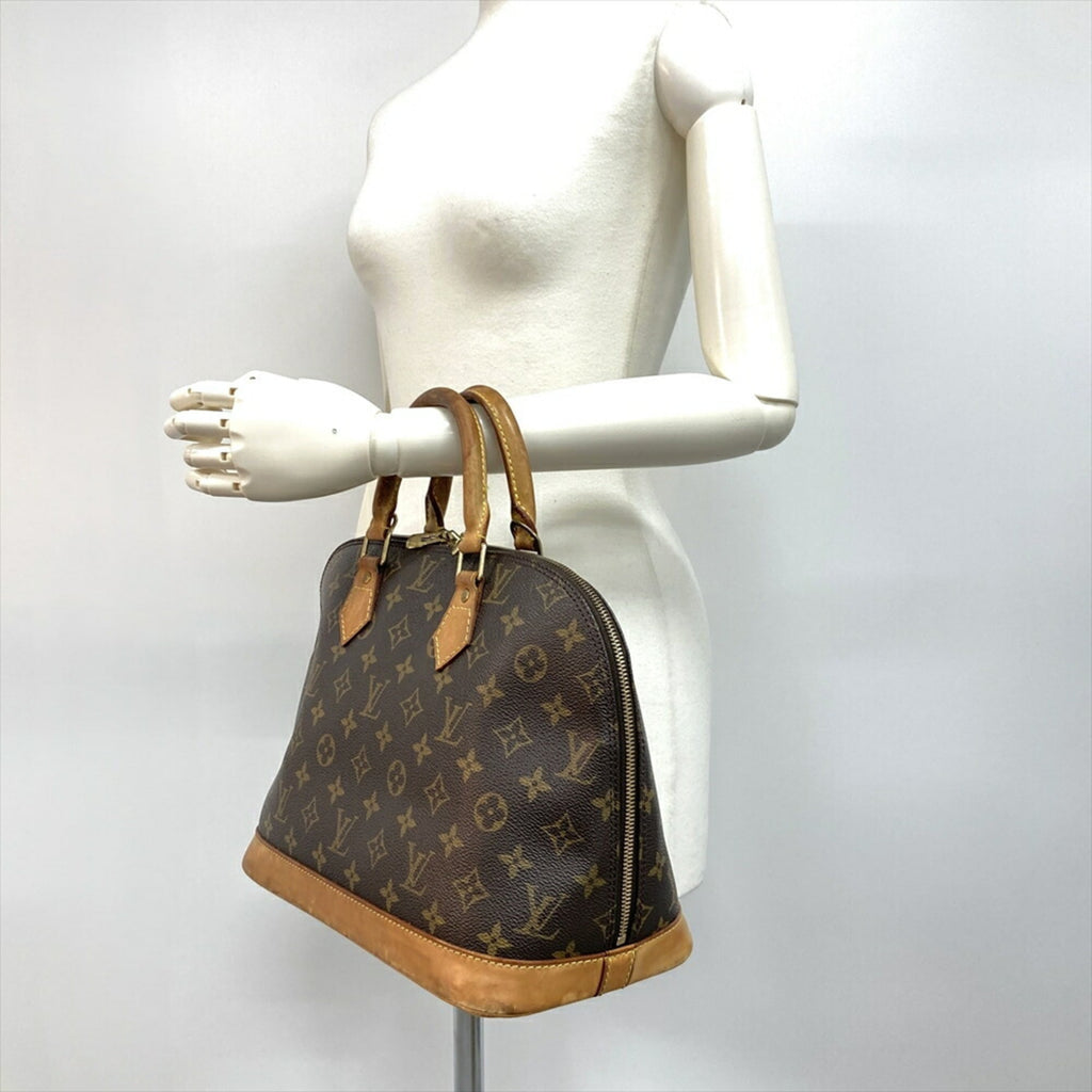 Louis Vuitton Brown Monogram Canvas Handbag