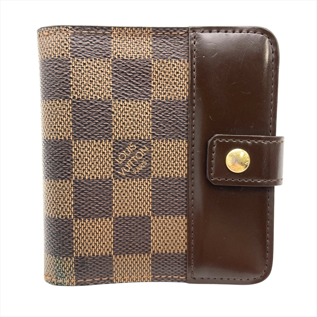 Louis Vuitton Damier Brown Damier Canvas Ebene Damier Canvas Wallet