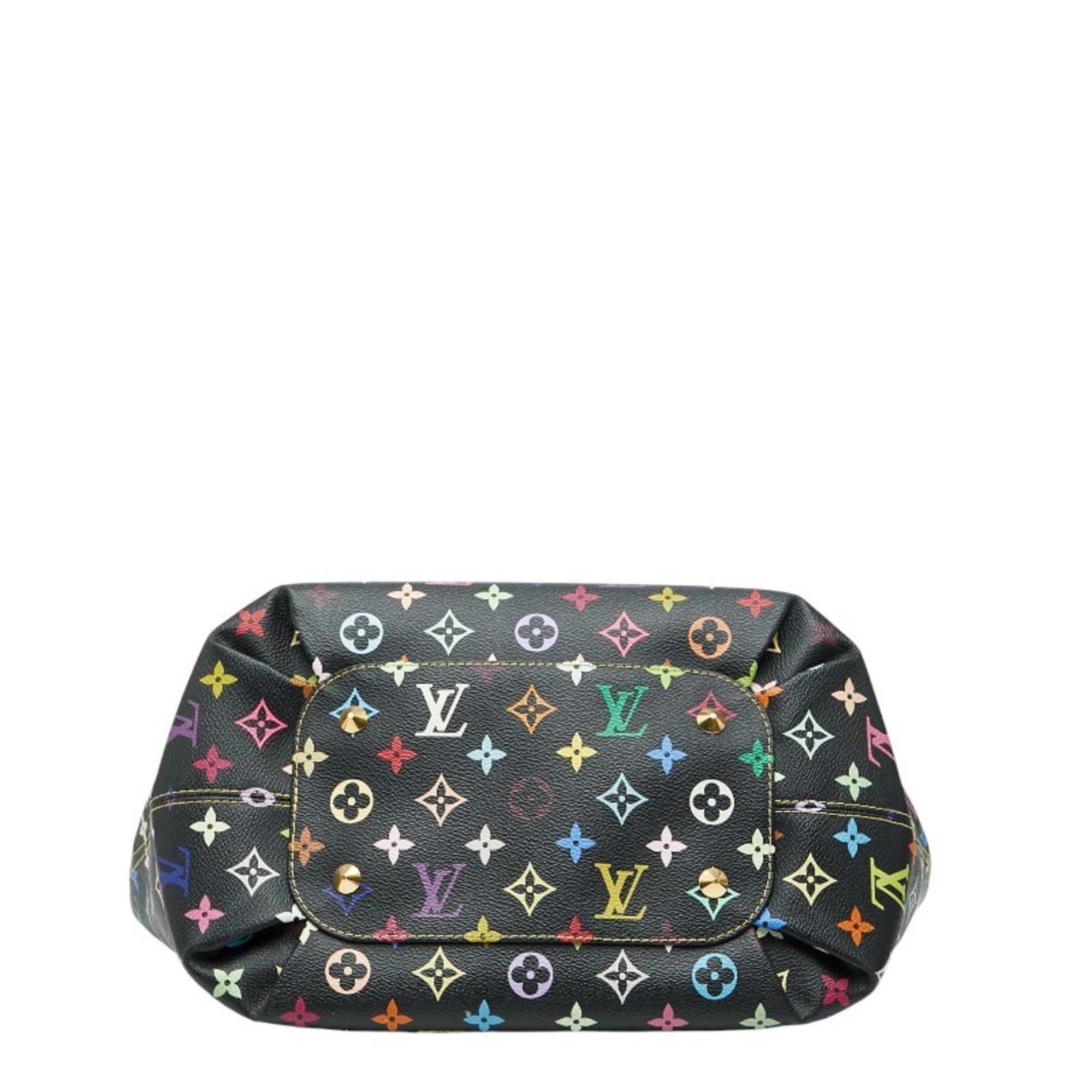 Louis Vuitton Black Multi-Color Noir Pvc Leather Shoulder Bag Tote Bag