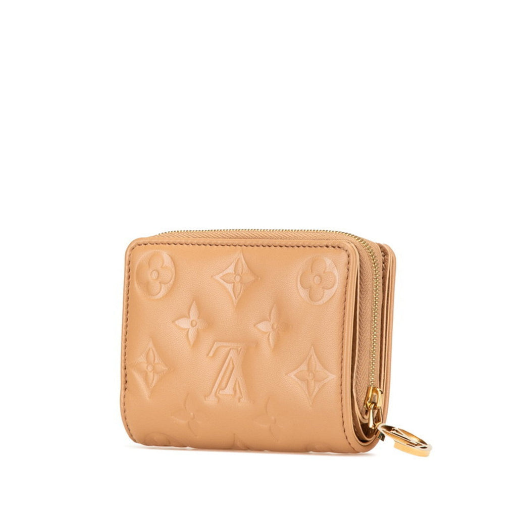 Louis Vuitton Brown Camel Leather Wallet