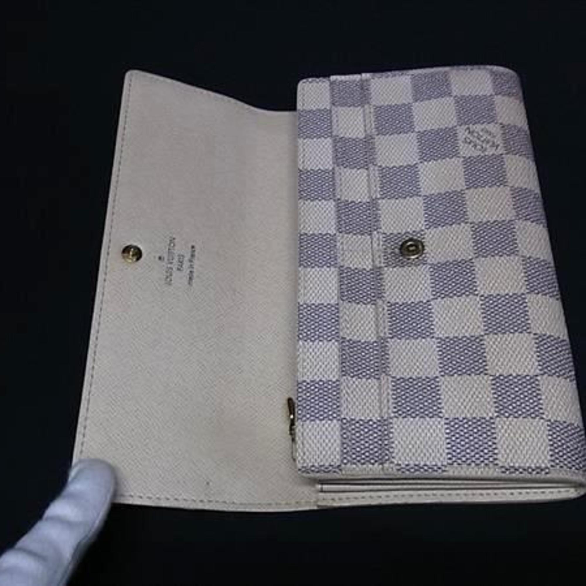 Louis Vuitton Azur Pvc Leather Long Wallet