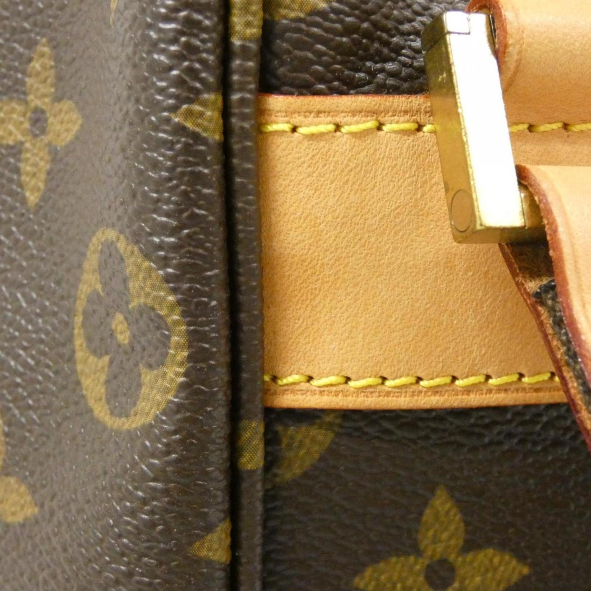 Louis Vuitton Brown Coated Canvas Handbag