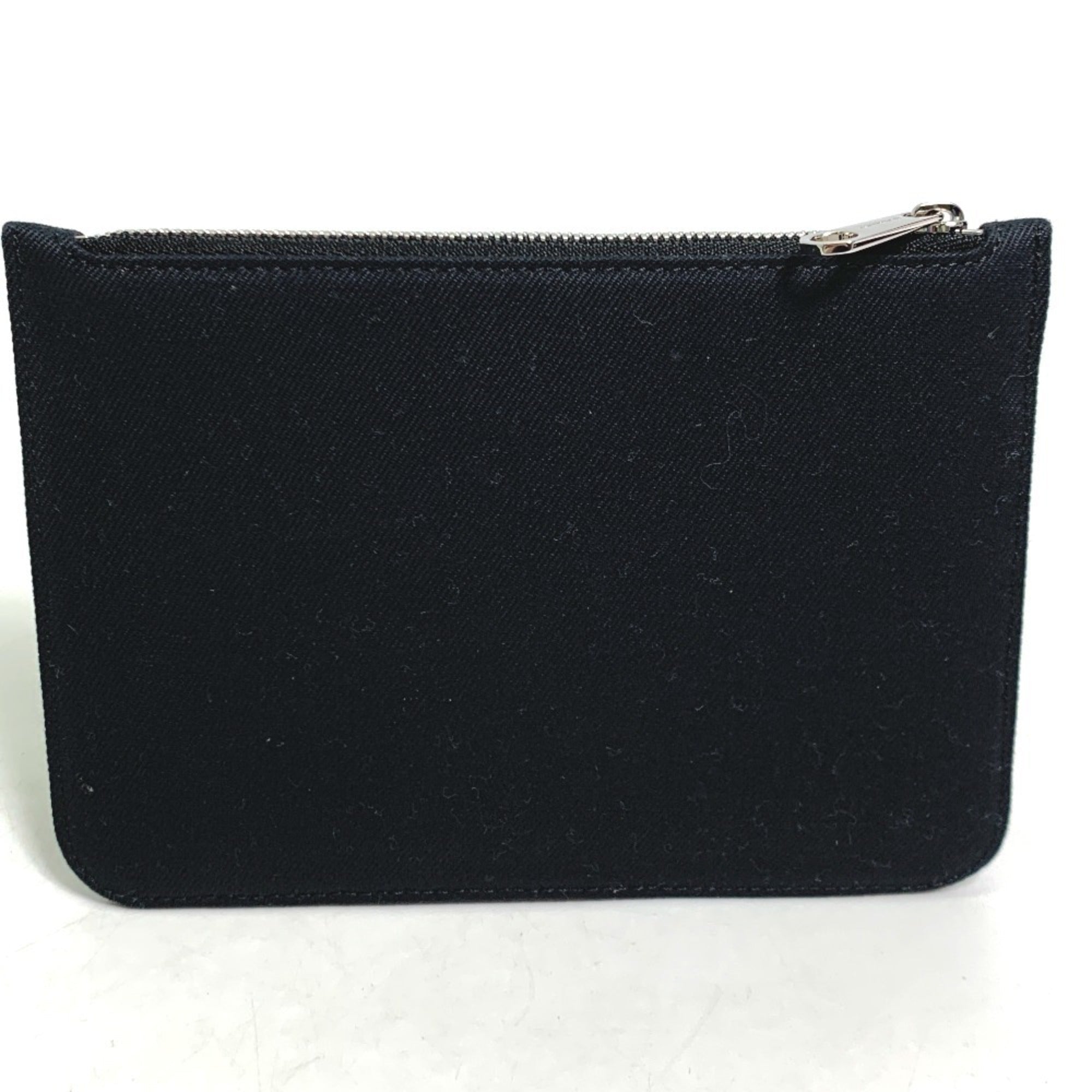 Burberry Black White Canvas Coin Purse/Coin Case