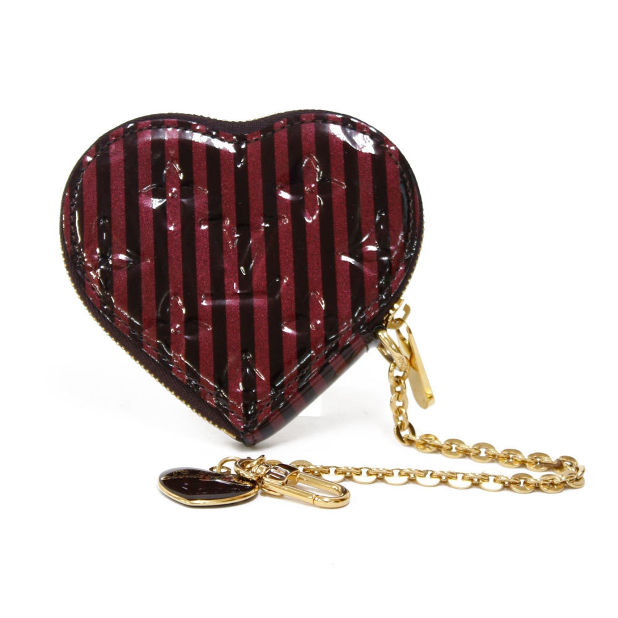 Louis Vuitton Coin Case Verni M91713 Women's Men's
