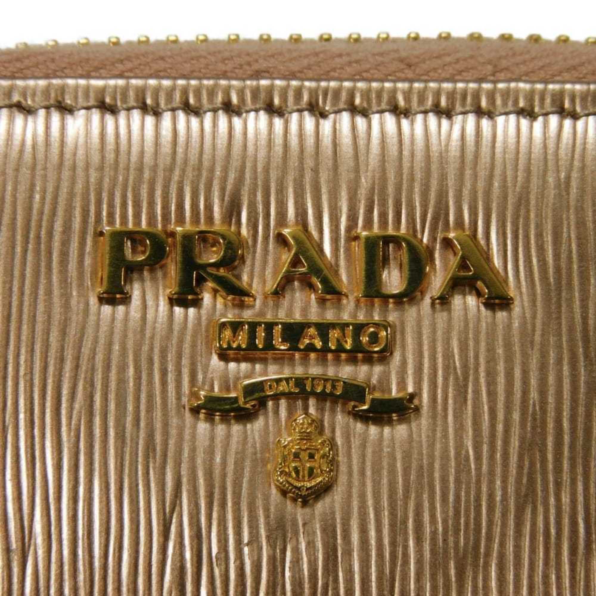 Prada Pink Leather Coin Purse/Coin Case