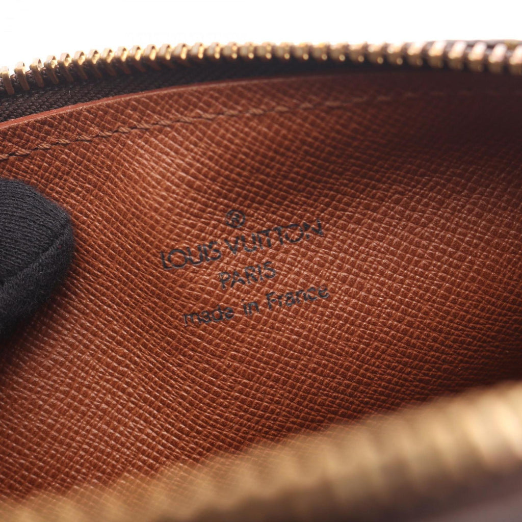 Louis Vuitton Brown Coated Canvas Leather Handbag