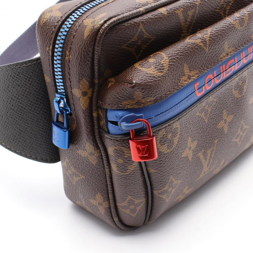 Louis Vuitton Brown Multi-Color Monogram Pvc Coated Canvas Leather Fanny Pack