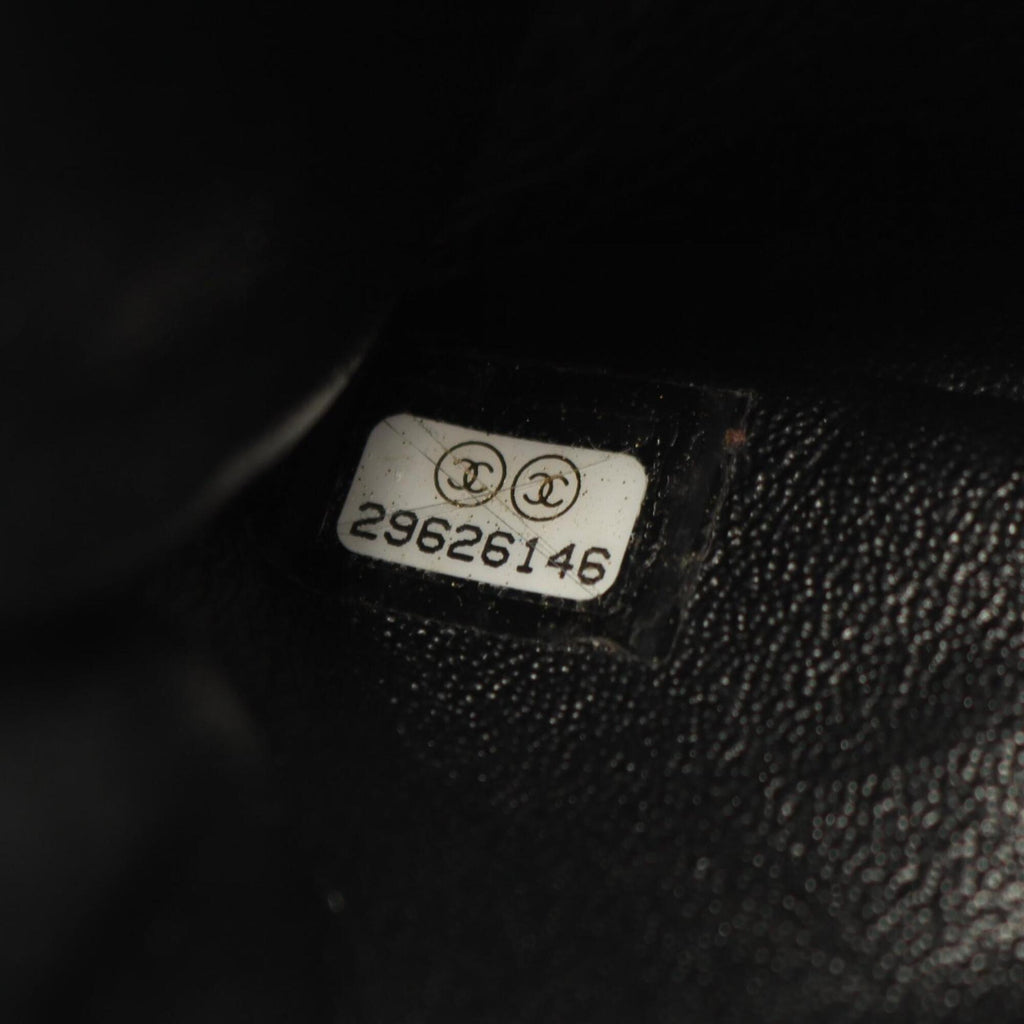 Chanel Black Leather Handbag Shoulder Bag