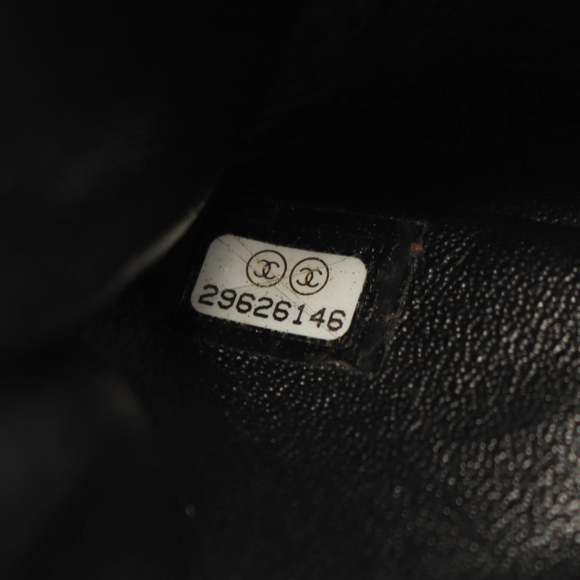 Chanel Black Leather Handbag Shoulder Bag