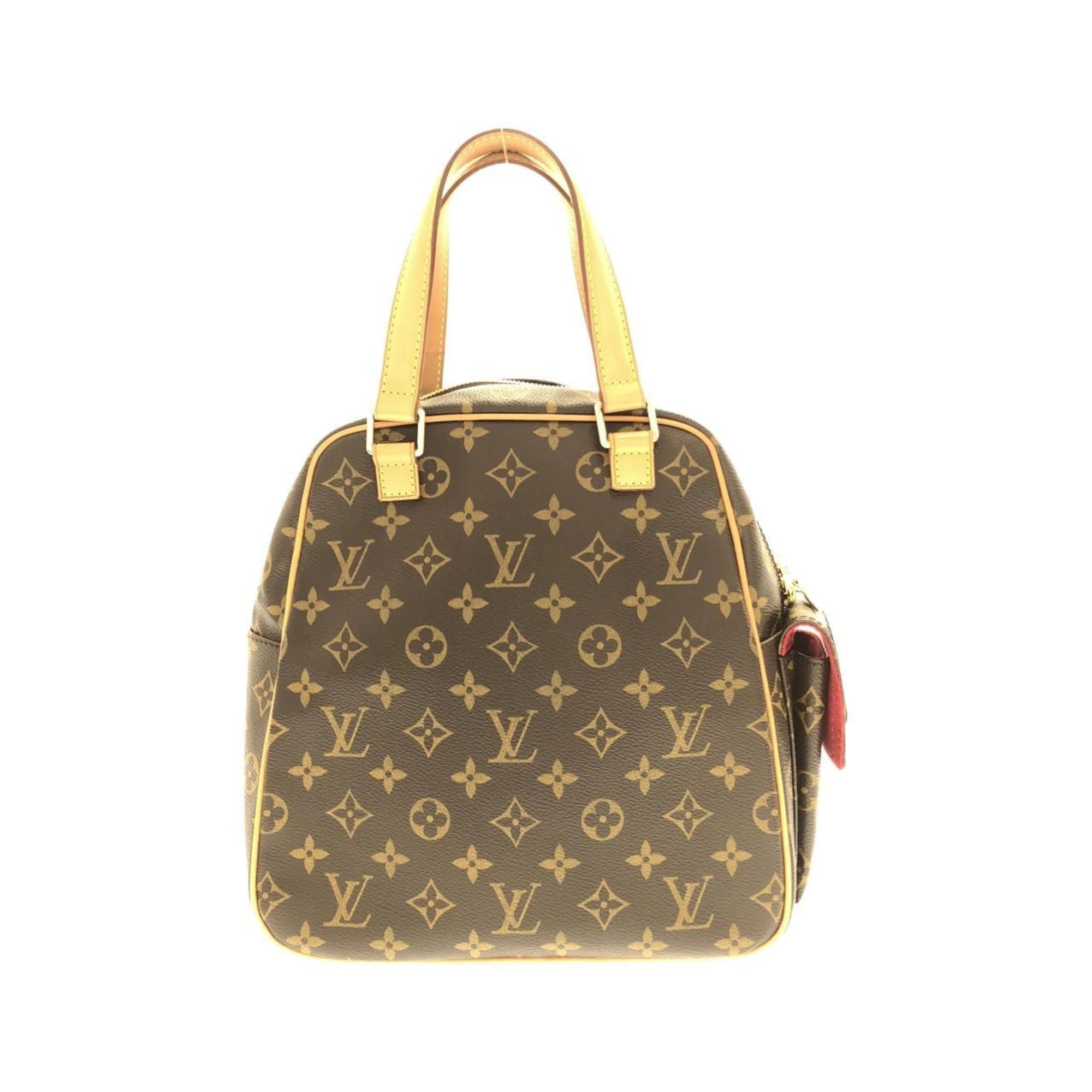 Louis Vuitton Marron Coated Canvas Handbag