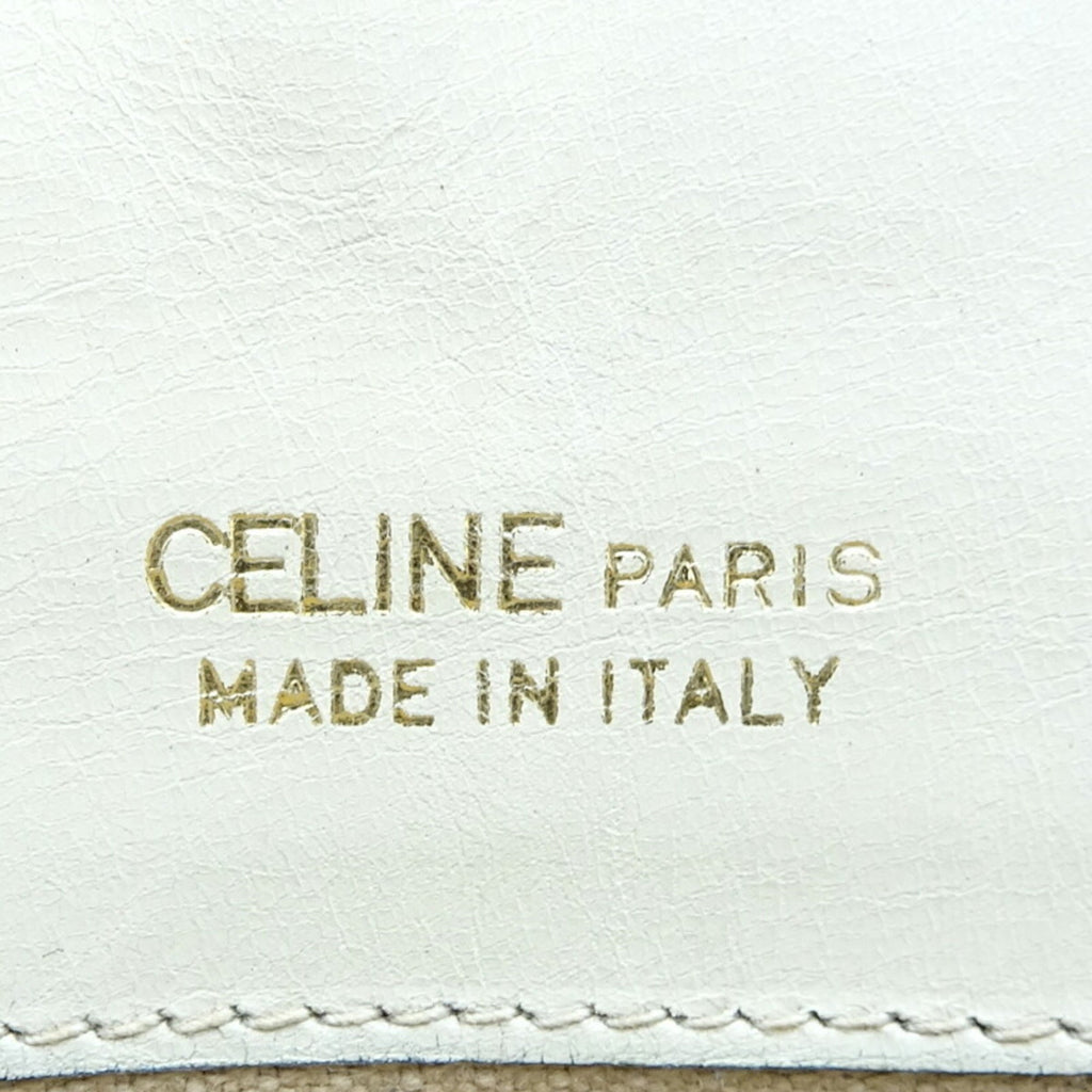 Celine Ivory Leather Shoulder Bag