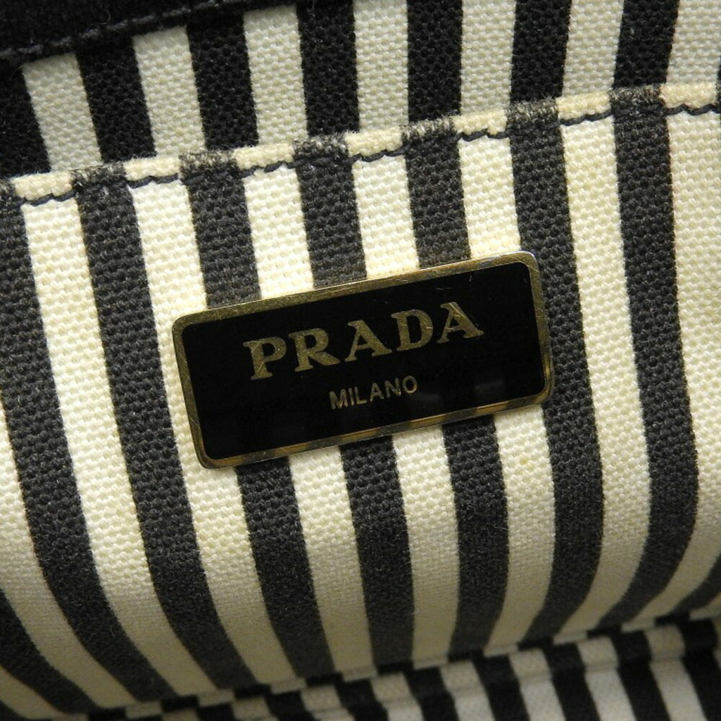 Prada Black Canvas Handbag