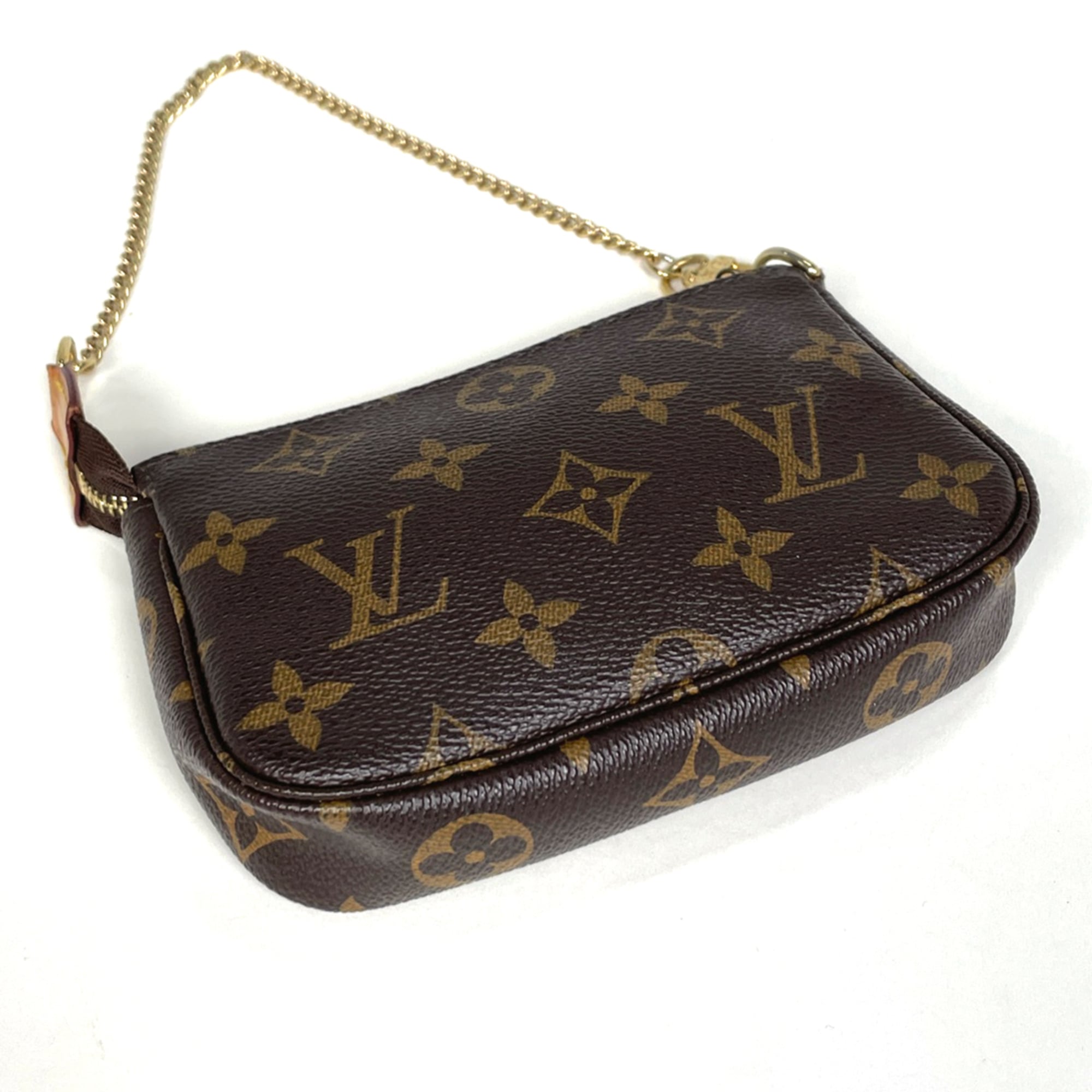 Louis Vuitton Brown Monogram Pochette Pouch