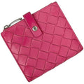 Bottega Veneta Pink Intrecciato Wallet (Bi-Fold)