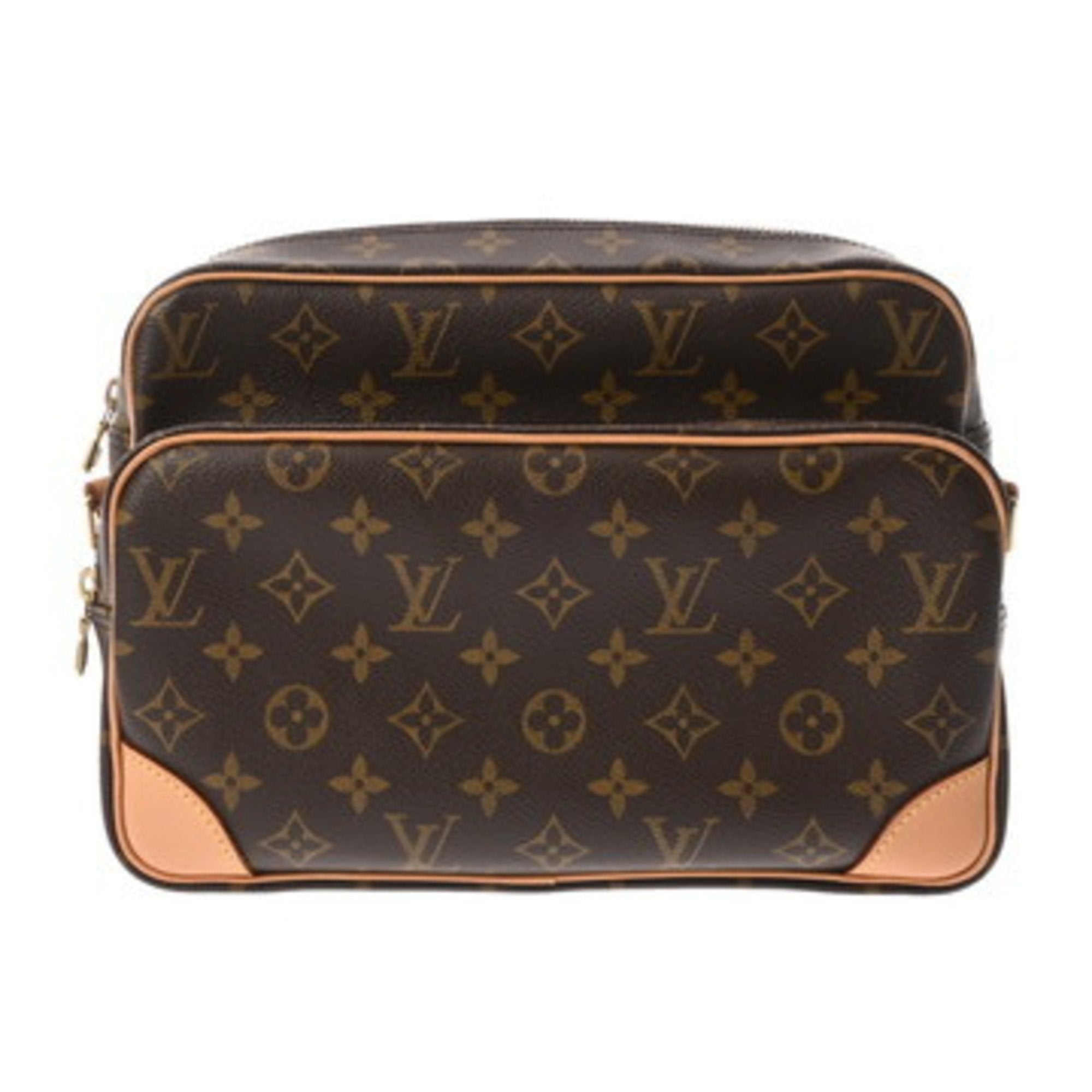 Louis Vuitton Brown Monogram Canvas Shoulder Bag