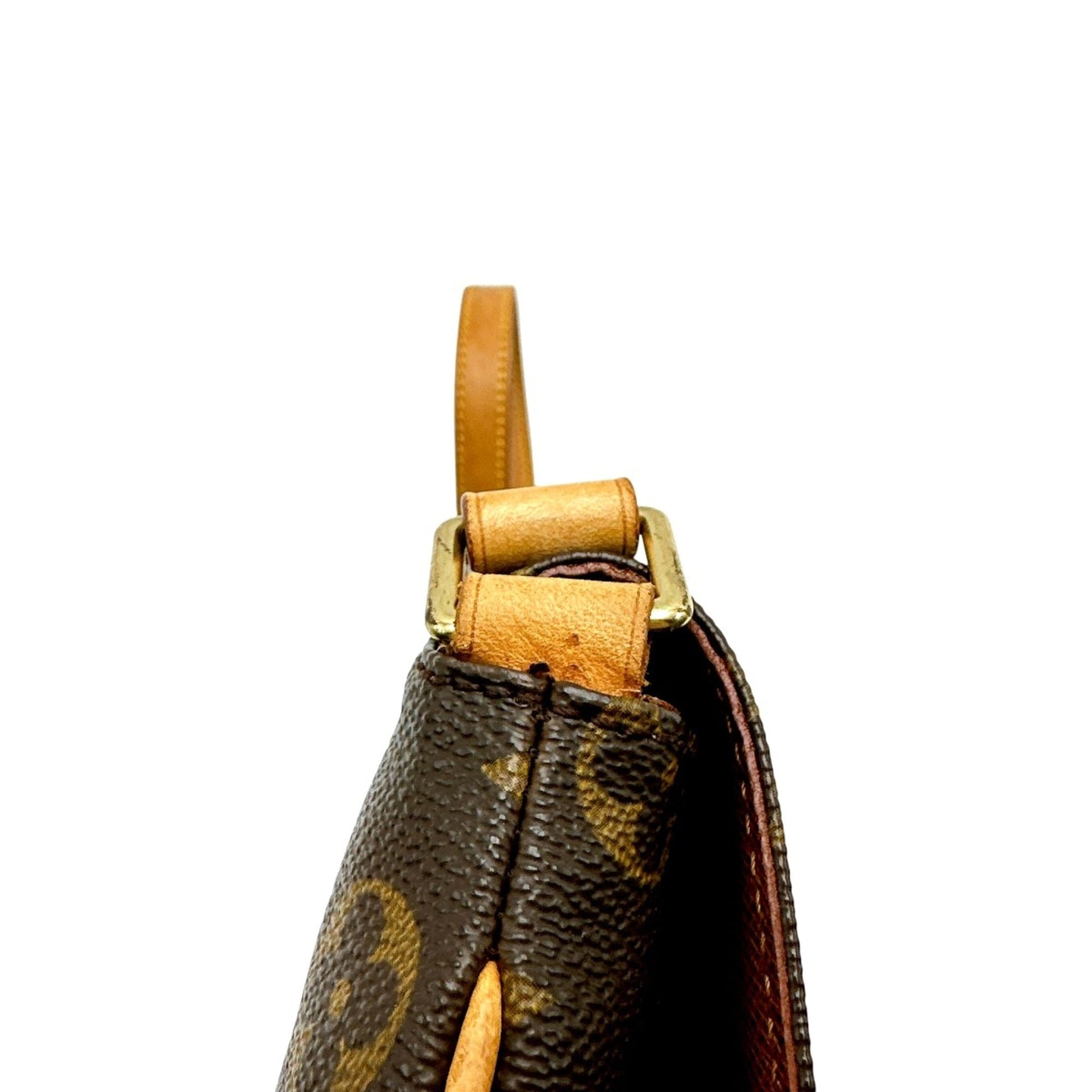 Louis Vuitton Brown Monogram Canvas Shoulder Bag