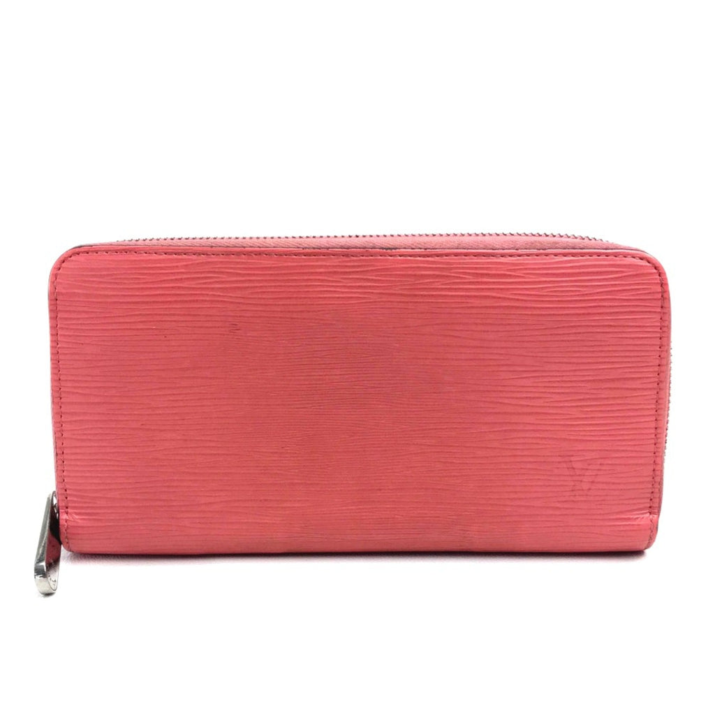 Louis Vuitton Pink Leather Long Wallet
